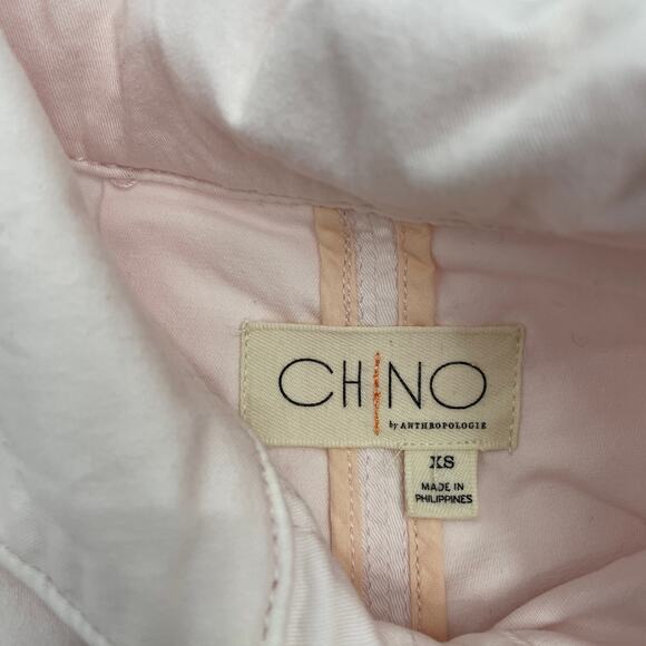 CHINO by Anthro Jacket Pink Button-Up Swing Button Up Womens Size XS Lightweight - Picture 3 of 7